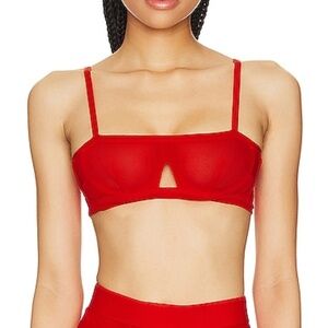 NWT We Are HAH Wired Bra - blood orange